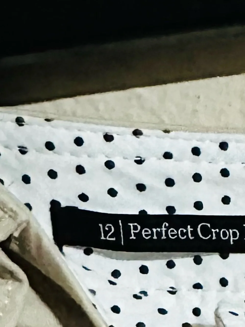 Talbots The Perfect Crop Pant- Khaki